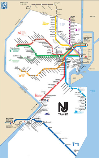 NJ Transit netzplan